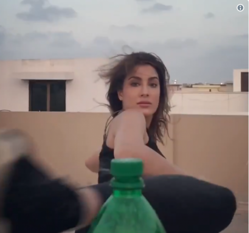 Mehwish Hayat takes #BottleCapChallenge: VIDEO