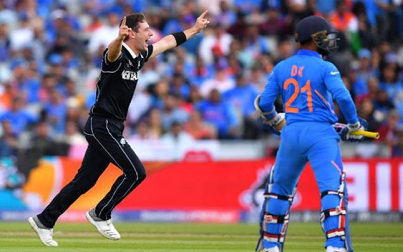 New Zealand beat India by 18 runs to reach World Cup final
