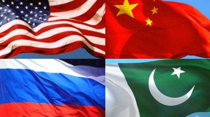 Pakistan, China, US, Russia agree to continue efforts for Afghan peace