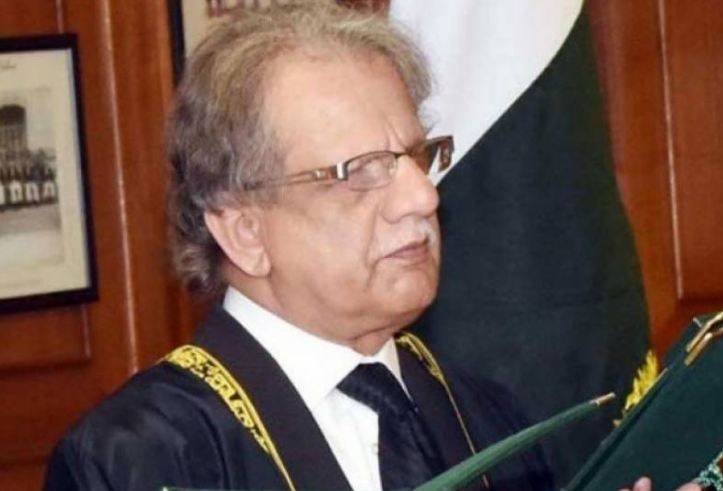 Justice Sheikh Azmat Saeed takes oath as acting CJP