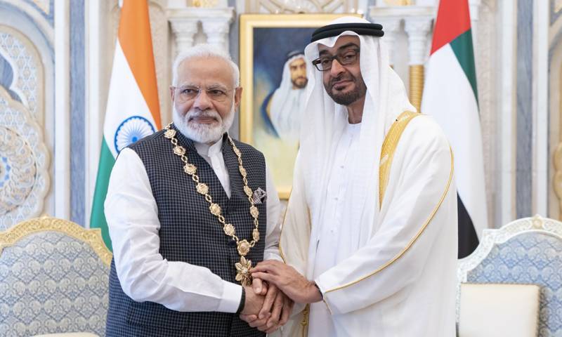 Modi awarded UAE’s highest civilian honour amid occupied Kashmir crackdown