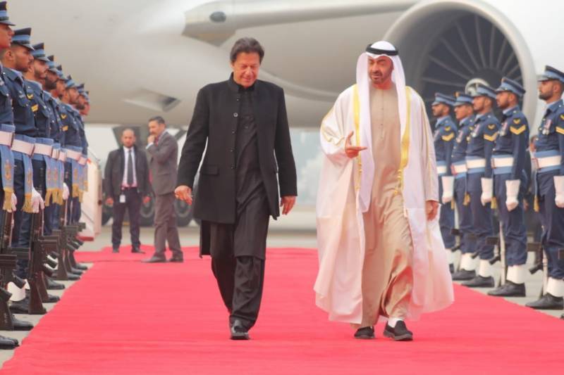 Abu Dhabi Crown Prince Sheikh Mohammed bin Zayed arrives in Islamabad