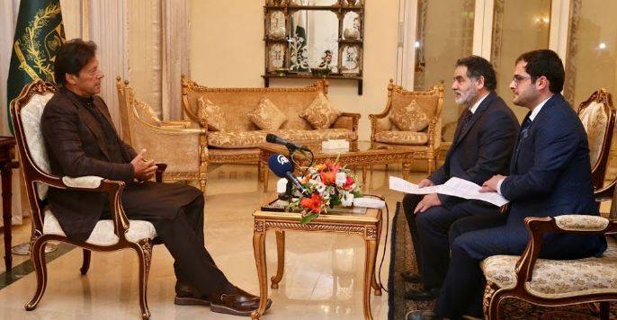 PM Imran says Pakistan played role in bringing down Middle East tension