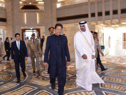 PM Imran in Qatar on day-long visit