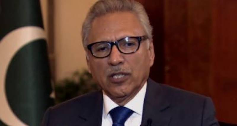 President Alvi in China on two-day official visit