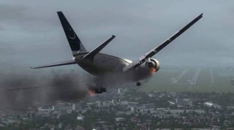 PIA passenger aircraft crashes near Karachi airport