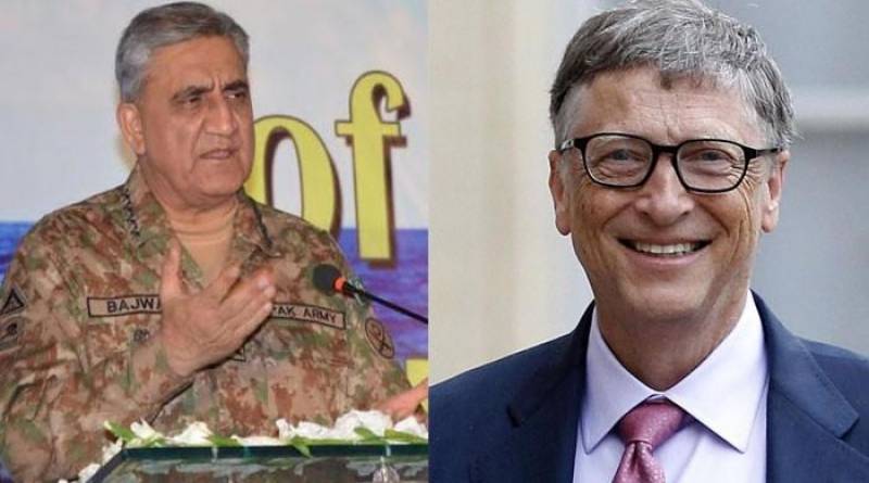 COAS, Bill Gates discuss Pakistan's COVID-19 response, polio campaign resumption