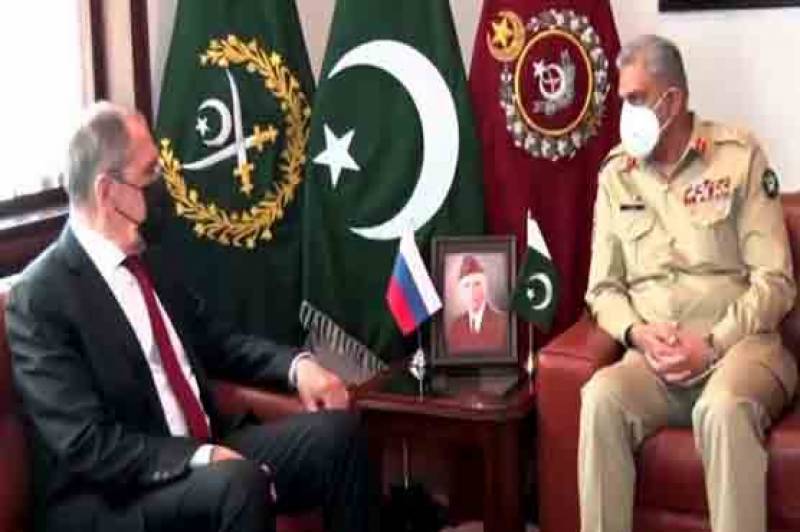 Russian FM, COAS Bajwa discuss defence & security cooperation