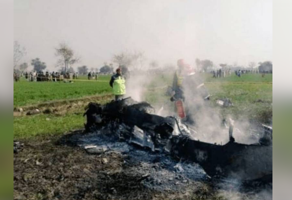 PAF trainer aircraft crashes near Mardan