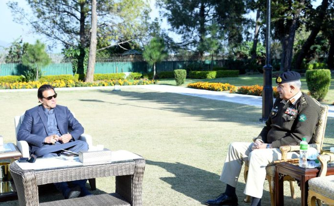 COAS Gen Bajwa calls on PM Imran