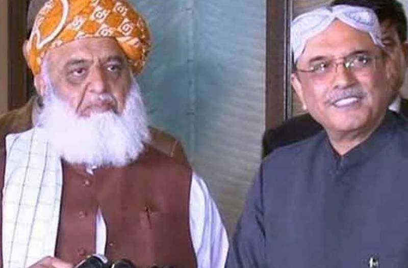 Zardari assures Fazl of PPP’s support in no-confidence move against PTI govt