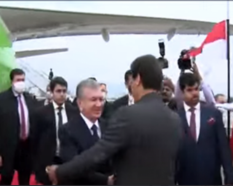 Uzbek President Shavkat Mirziyoyev in Pakistan on two-day state visit