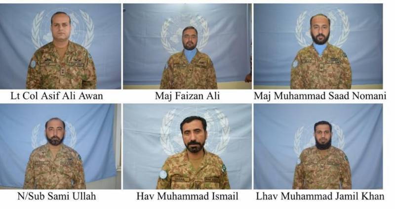 Six Pak Army personnel on UN mission martyred in Congo helicopter crash 