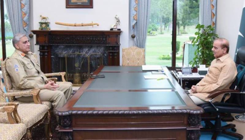 COAS Bajwa calls on PM Sharif