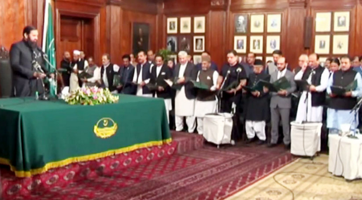 37-member Punjab cabinet takes oath in Lahore