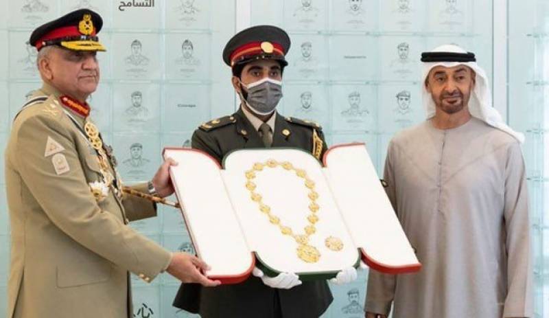 COAS General Bajwa receives UAE's prestigious Order of the Union Medal 