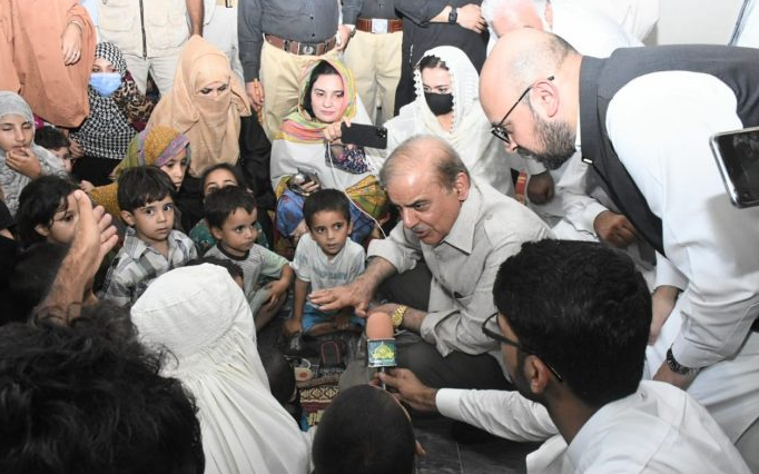 PM Shehbaz reviews relief operations in KP's flood-hit areas