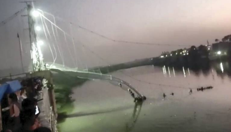 Death toll from suspension bridge collapse in India's Gujarat rises to 141