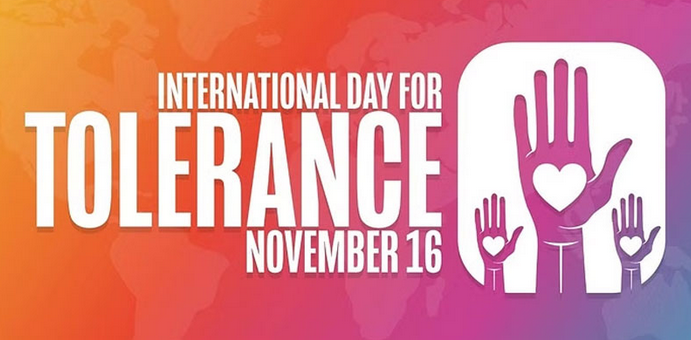 International Day for Tolerance being observed today
