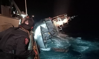 Thai navy hunts for 33 missing marines after corvette sinks