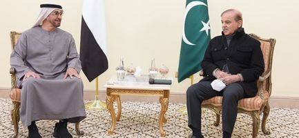 PM, UAE president discuss ways to further strengthen bilateral relations