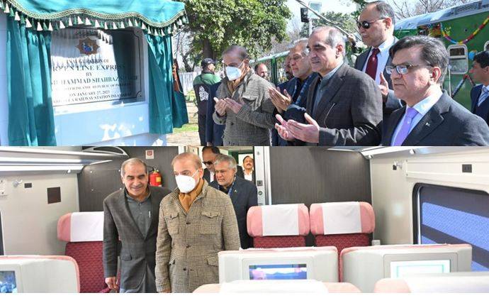 PM Shehbaz inaugurates Green Line Train