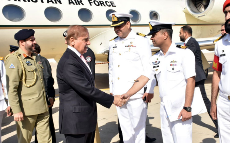 PM Shehbaz in Karachi to witness international joint naval exercises