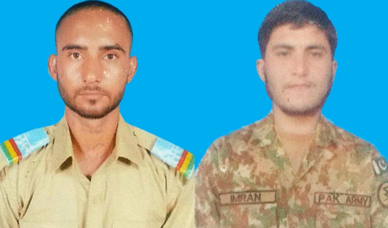 Two soldiers martyred in exchange of fire with terrorists in North Waziristan
