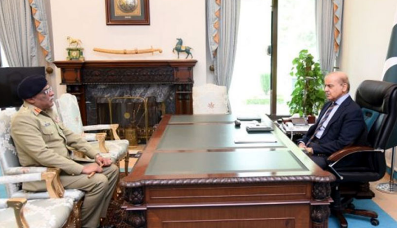 PM Shehbaz, CJCSC discuss professional matters pertaining to armed forces