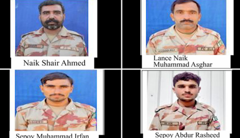 Four Pakistani soldiers martyred in cross-border firing from Iran: ISPR
