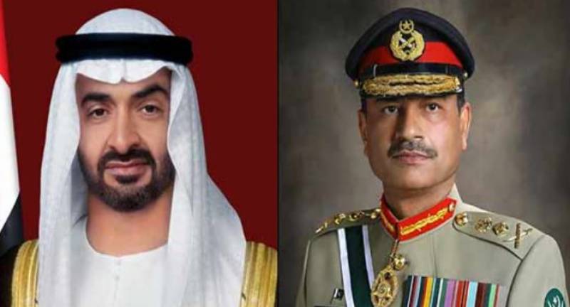 Army chief, UAE president discuss enhancement of cooperation