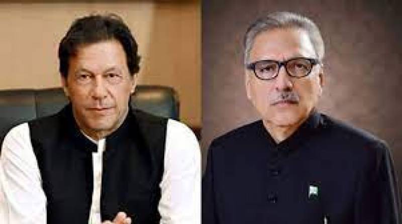 President Alvi says Imran Khan should condemn events of May 9