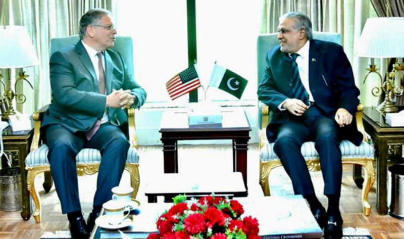 Dar, US envoy discuss ways to enhance bilateral cooperation