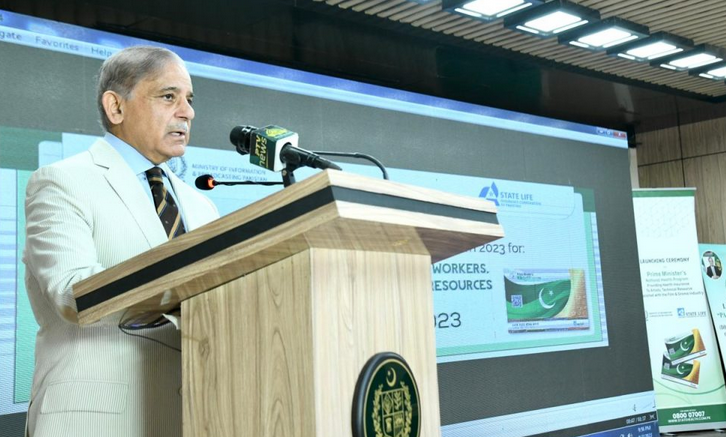 PM Shehbaz launches 'health insurance card' for working journalists, artists