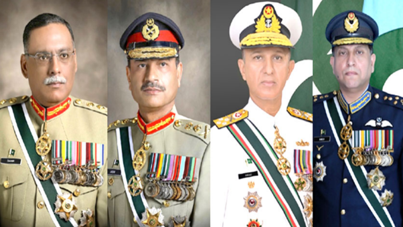 Military leadership congratulates nation on Independence Day