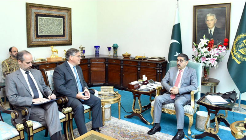 PM Kakar reaffirms Pakistan's desire to further strengthen bilateral ties with US