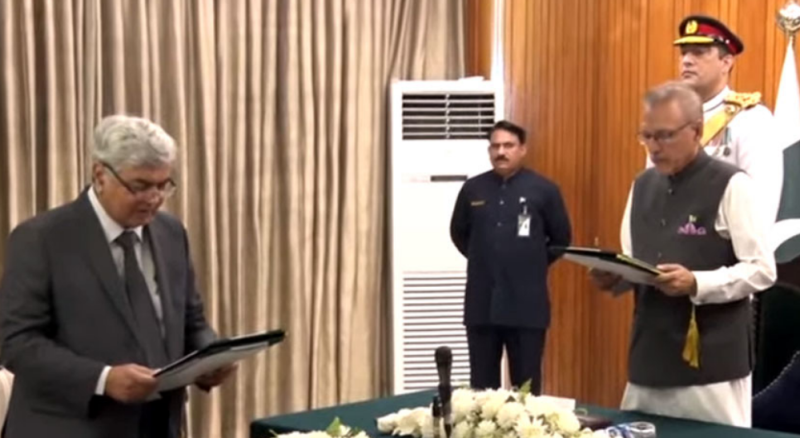 Dr Kausar Abdullah Malik takes oath as caretaker federal minister