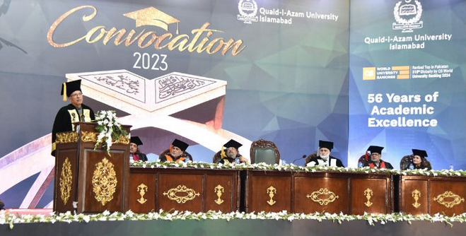 President Alvi urges universities to provide quality education to students