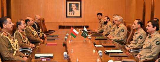 Oman Army commander lauds Pakistan's achievements in fight against terrorism