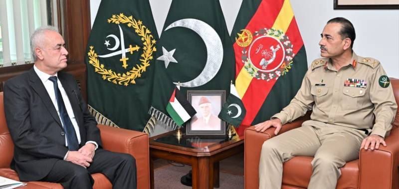 COAS Asim urges int'l community to play role in ending Israeli atrocities in Gaza