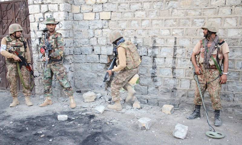 Two soldiers martyred, one terrorist killed in 2 KP incidents: ISPR