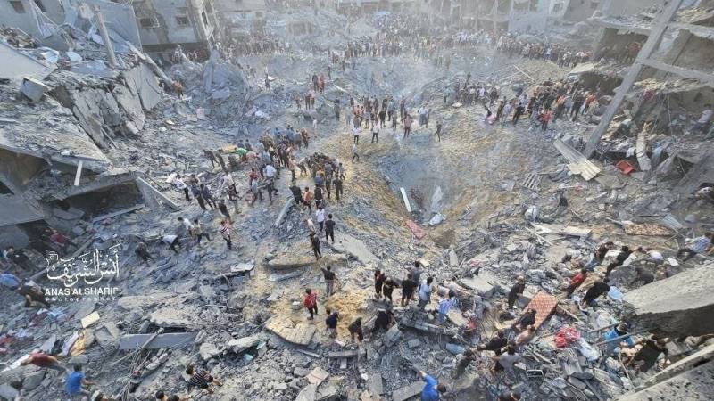 Israeli airstrikes hit Gaza's Jabalia refugee camp again
