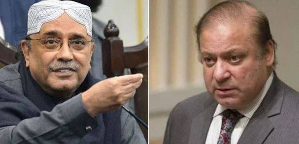 In telephone call, Nawaz and Zardari urge all stakeholders play role to save country