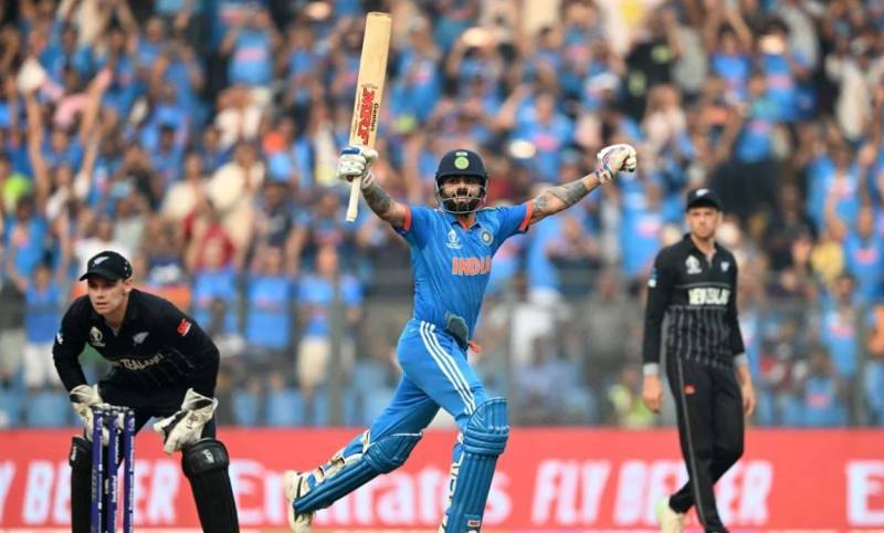 India set 398-run target for New Zealand in 1st semi-final of World Cup 2023