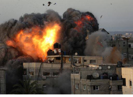 Israeli airstrikes on Gaza refugee camps leaves over 100 dead during 12 hours