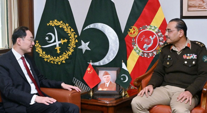 Chinese Vice FM calls on COAS, lauds Pakistan’s efforts for regional peace, stability