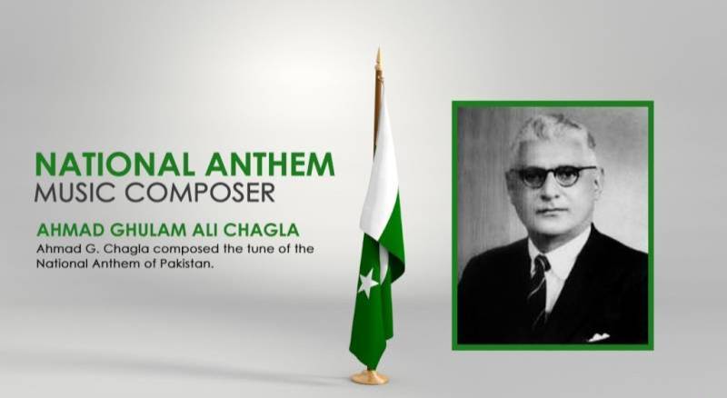 National anthem's composer Ahmed Ghulam Ali Chagla remembered