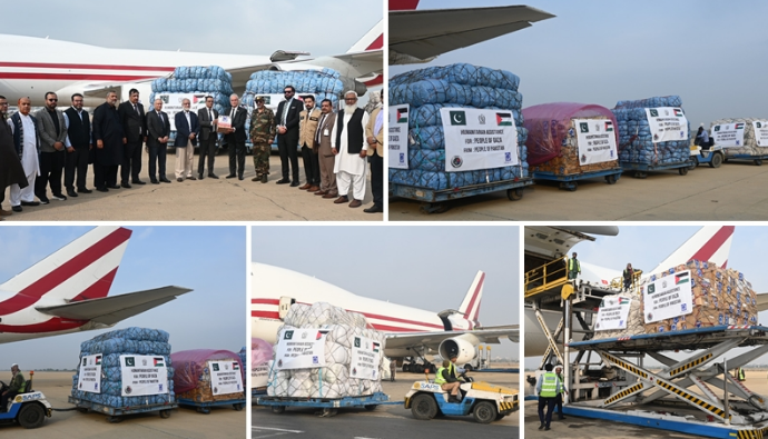 Pakistan dispatches 6th tranche of humanitarian assistance to Gaza