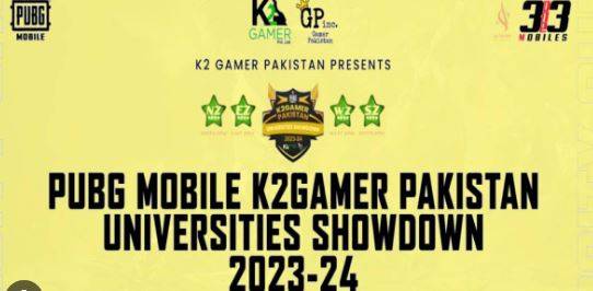 PUBG Mobile K2Gamer Pakistan Universities Showdown 2023-24 held