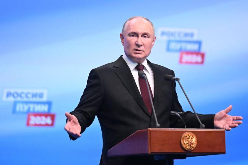 Putin claims landslide victory in another Russian re-election